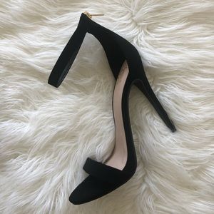 SUEDE ANKLE STRAP HEELS🖤